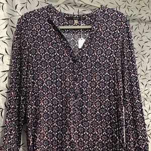 Fun2Fun Boho Pattern Shirt size S